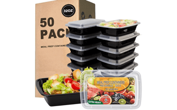 50 Pack Meal Prep Containers