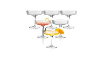 6 Pcs Coupe Glasses