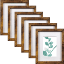 8x10 Picture Frame Brown Set