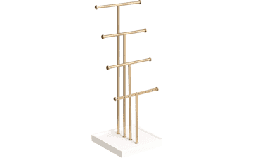 Amazon Basics Four-Tier Jewelry Tree Stand