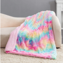 BOBOR Faux Fur Throw Blanket