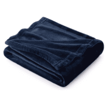 Bedsure Navy Blue Throw Blanket