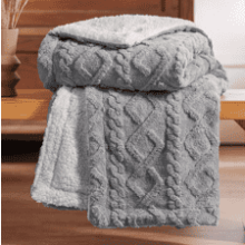 Bedsure Sherpa Throw Blanket for Couch Sofa