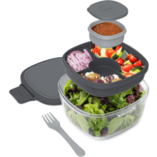 Bentgo® Glass All-in-One Salad Container