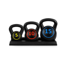 Best Choice Products 3-Piece Kettlebell Set