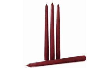 CANDWAX 12 inch Taper Candles Set of 4