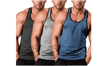 COOFANDY Men's 3 Pack Gym Tank Tops