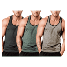 COOFANDY Men's 3 Pack Gym Tank Tops