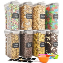 Cereal Containers Storage Set of 8