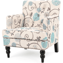 Christopher Knight Home Harrison Fabric Tufted Club Chair