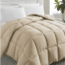 Cosybay Down Alternative Comforter (Beige, Queen)