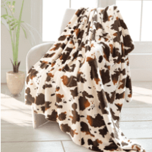 Cow Print Blanket