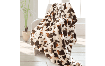 Cow Print Blanket