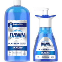 Dawn Platinum Erasing Dish Foam