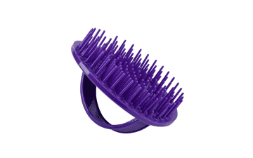 Denman Purple Scalp Massager and Detangling Hair Brush