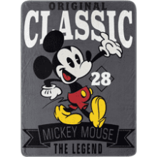 Disney's Mickey Mouse Micro Raschel Throw Blanket