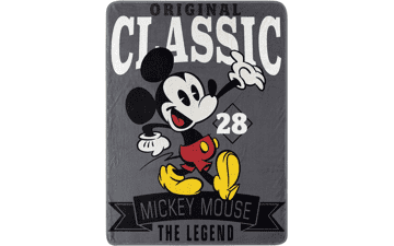 Disney's Mickey Mouse Micro Raschel Throw Blanket