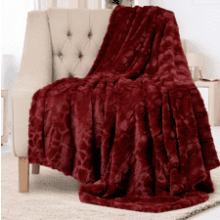 Everlasting Comfort Faux Fur Throw Blanket