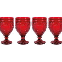 Fitz and Floyd Trestle Glassware Goblets