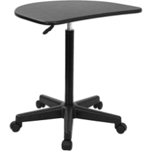 Flash Furniture Eve Black Sit to Stand Desk