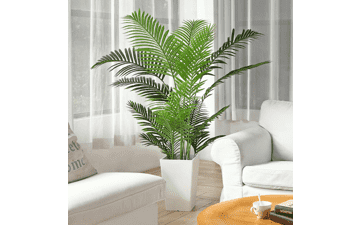 Fopamtri Artificial Areca Palm Plant