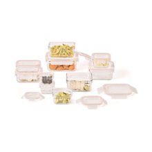 GLASSLOCK Smart 20-Piece Glass Food Storage Set