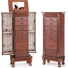 Giantex Standing Jewelry Armoire