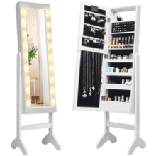 Giantex Standing Jewelry Armoire