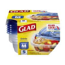 Glad Medium Square Food Storage Containers