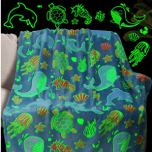 Glow in The Dark Throw Blanket