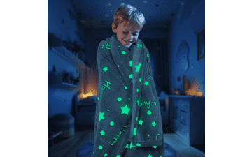 Glow in The Dark Throw Blanket