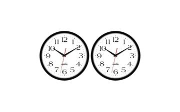 HIPPIH 2 Pack Silent Wall Clock