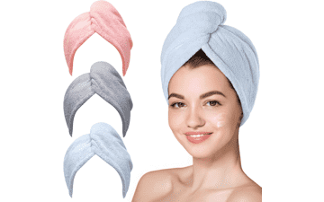 Hicober Microfiber Hair Towel