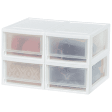 IRIS USA 6 Qt. Small Plastic Stacking Drawer