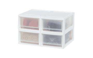 IRIS USA 6 Qt. Small Plastic Stacking Drawer