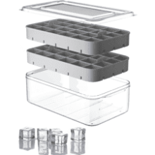 Ice Cube Tray with Lid and Bin