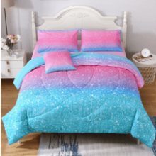 JQinHome Girls Comforter Sheet Set