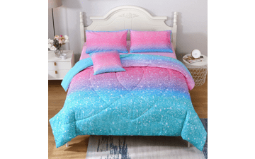 JQinHome Girls Comforter Sheet Set