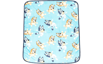 Jay Franco Bluey and Bingo Plush Travel Throw