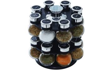 Kamenstein 16 Jar Ellington Revolving Countertop Spice Rack