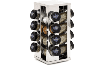 Kamenstein 16 Jar Heritage Revolving Countertop Spice Rack