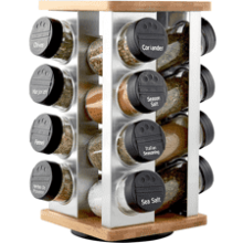 Kamenstein 16 Jar Warner Revolving Countertop Spice Rack