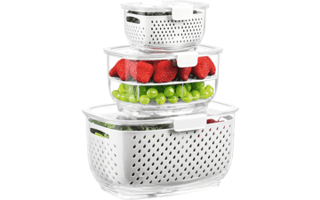 LUXEAR Fresh Produce Storage Containers