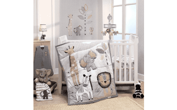 Lambs & Ivy Jungle Safari Crib Bedding Set