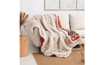 Luxury Plush Faux Fur Throw Blanket