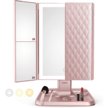 Makeup Mirror Trifold Mirror with Lights