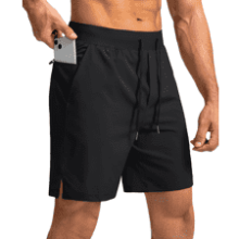 Men's Running Shorts with Zipper Pockets