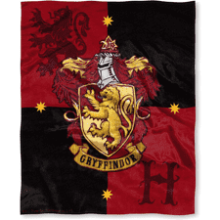 Northwest Harry Potter House Crests Silk Touch Throw