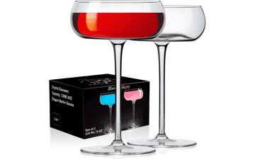 PARACITY 8 oz Martini Glasses Set of 2