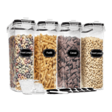 PRAKI Cereal Containers Storage Set